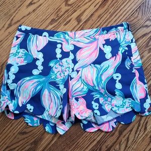 Lilly Pulitzer Going Coastal magnolia shorts